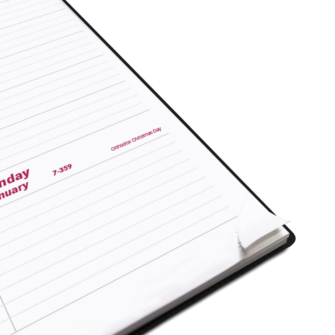 Brownline DuraFlex Weekly Appointment Book 2026, English CB950V.BLK-26 #colour_black