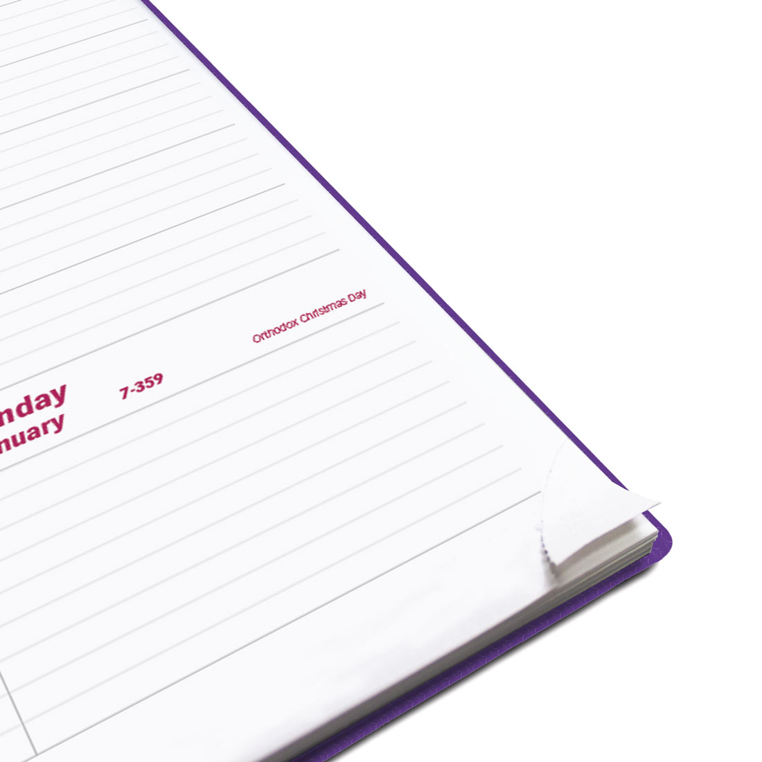 Brownline DuraFlex Weekly Appointment Book 2026, English CB950V.PUR-26 #colour_purple