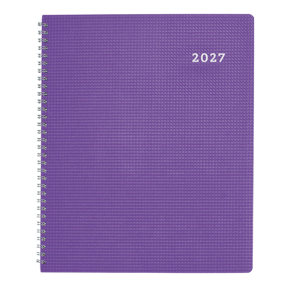 DuraFlex Weekly Appointment Book, 2027, English Purple CB950V.PUR-27 Brownline Canada
