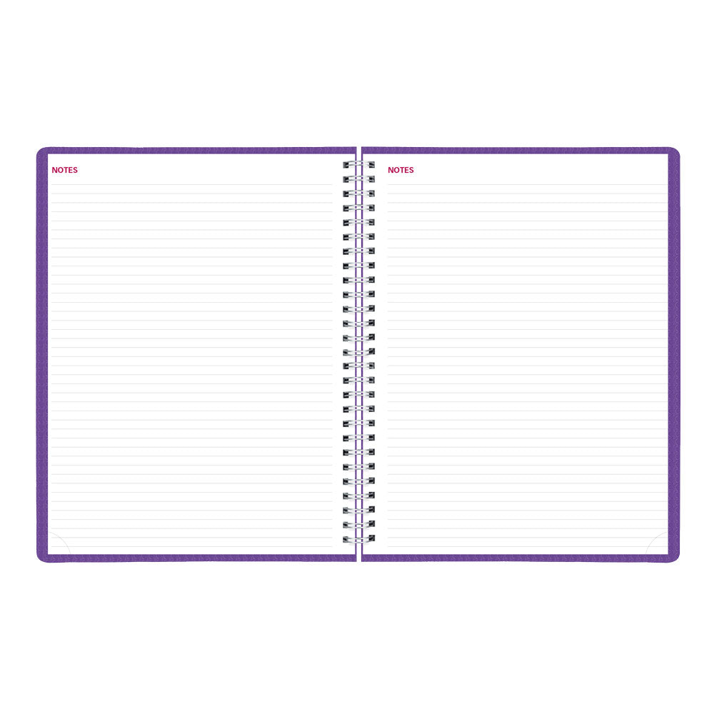 DuraFlex Weekly Appointment Book, 2027, English Purple CB950V.PUR-27 Brownline Canada