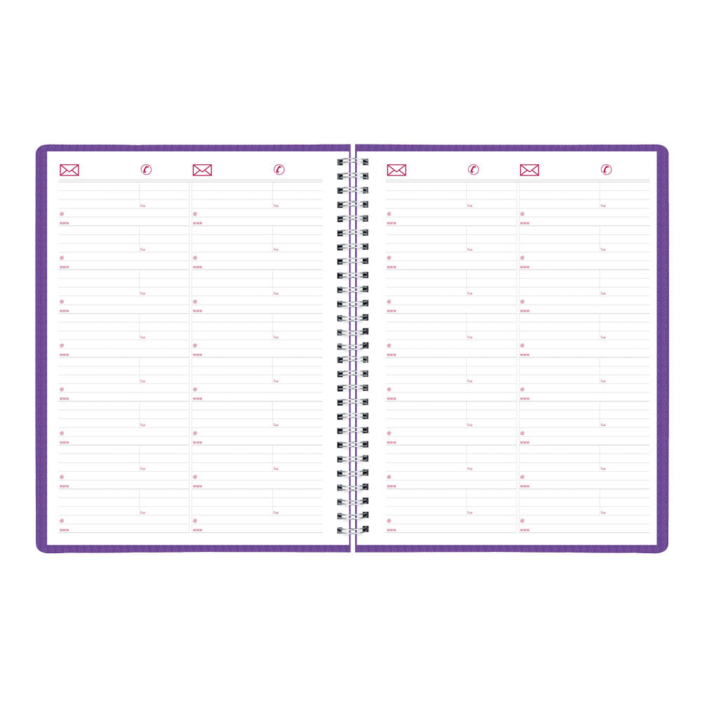 DuraFlex Weekly Appointment Book, 2027, English Purple CB950V.PUR-27 Brownline Canada