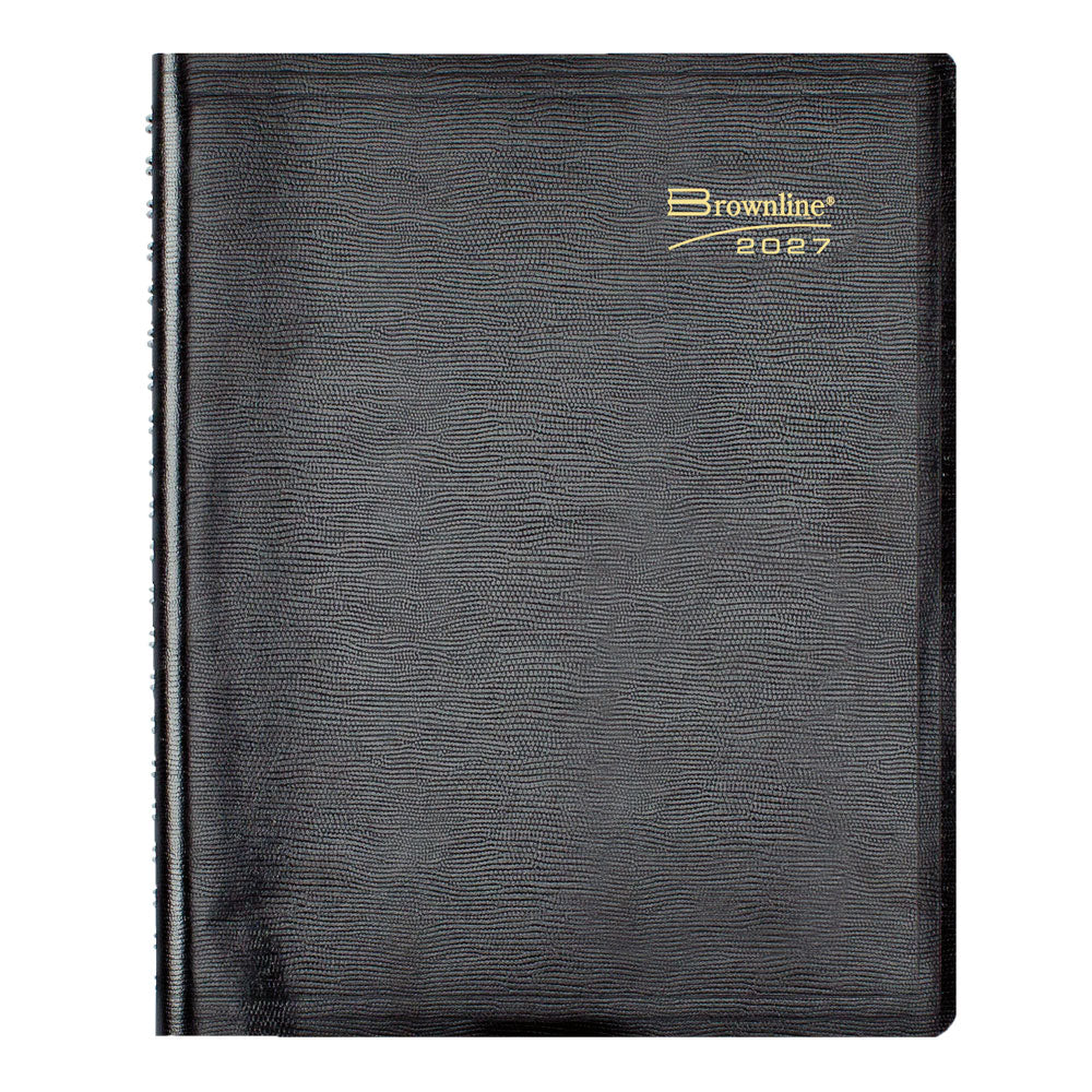 Essential Daily Four-Column Appointment Book, 2027, English, Black CB960.BLK-27 Brownline Canada