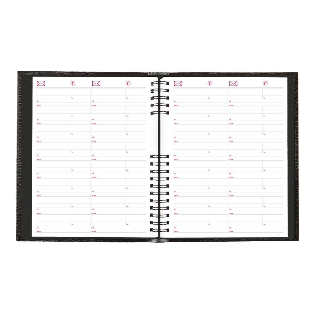 CoilPro™ Daily Four-Column Appointment Book, 2027, English, Black CB960C.BLK-27 Brownline Canada