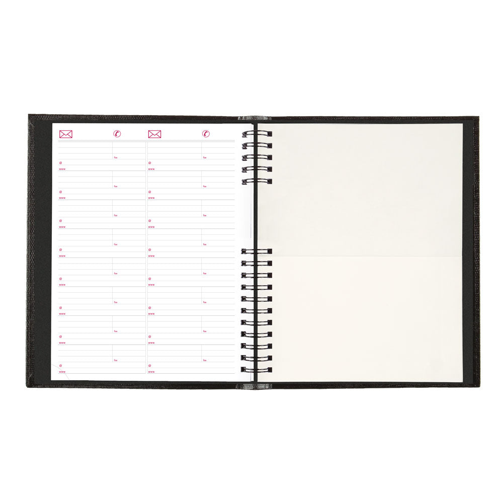 CoilPro™ Daily Four-Column Appointment Book, 2027, English, Black CB960C.BLK-27 Brownline Canada