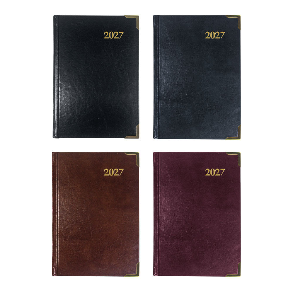 Executive Daily Appointment Book, 2027, Trilingual, Assorted CBE504.ASX-27 Brownline Canada