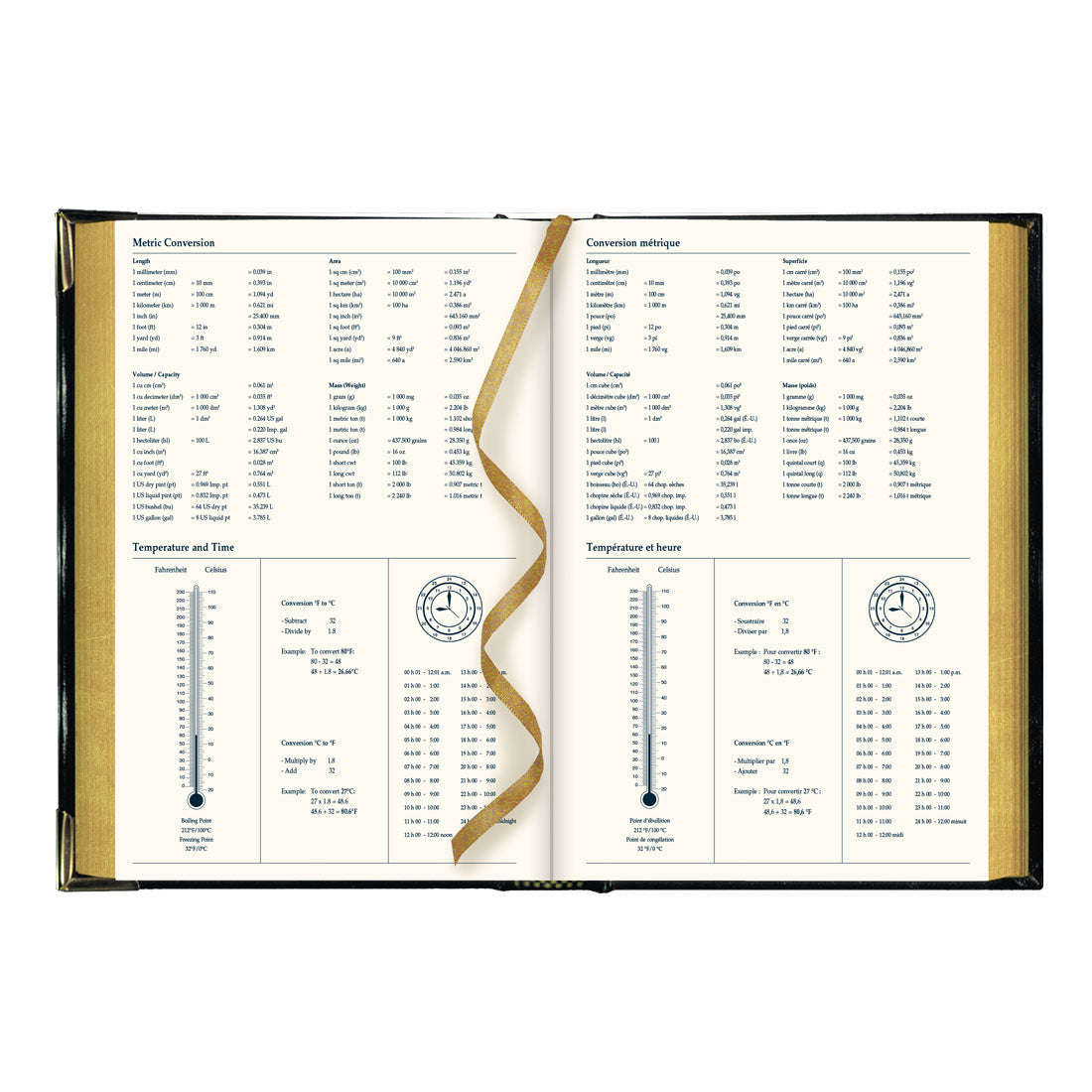 Executive Daily Planner 2026, Trilingual, Black (CBE504-26)