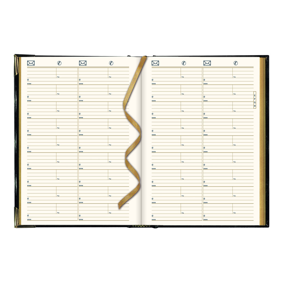 Brownline Executive Daily Planner 2026, Trilingual, Black CBE514-26