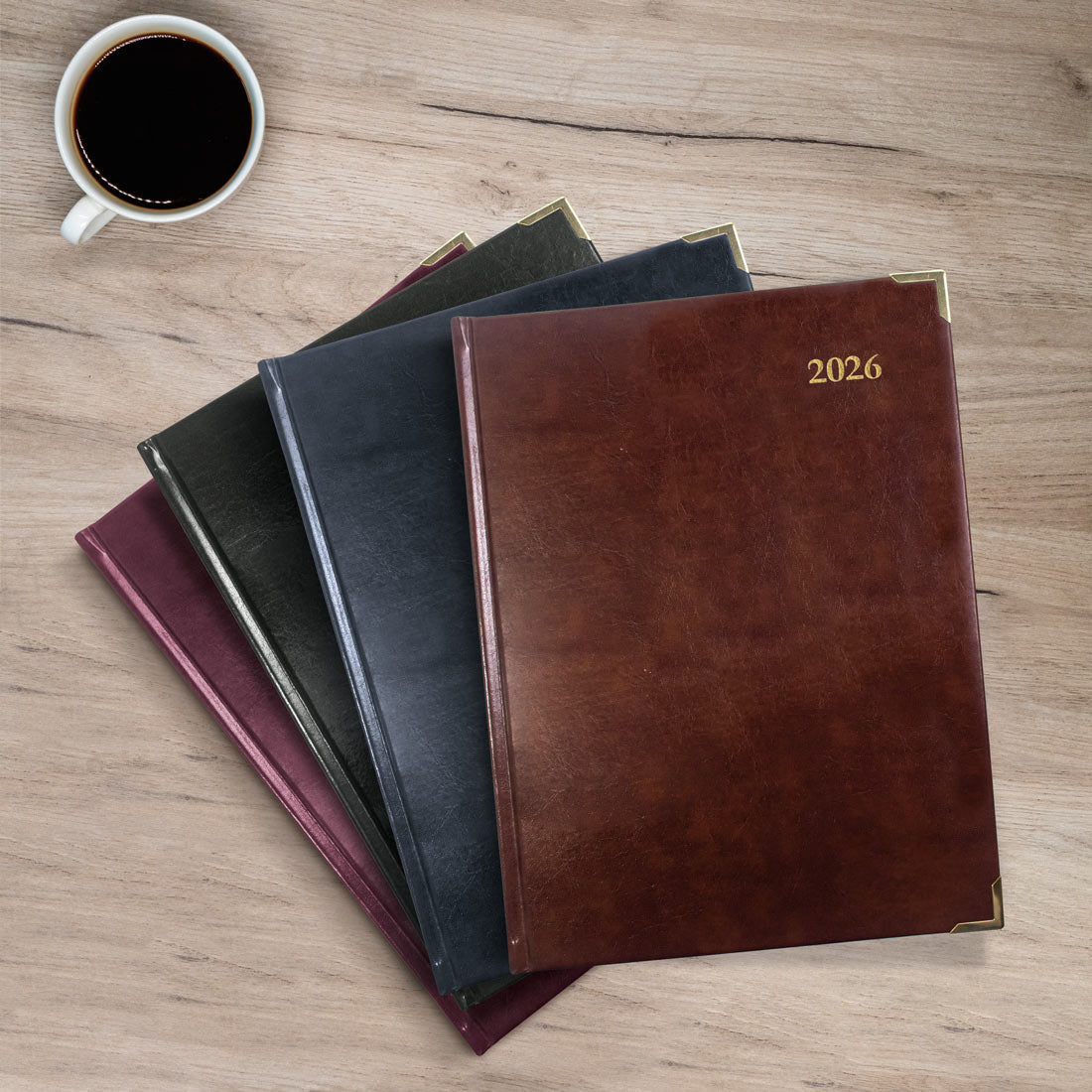 Brownline Executive Daily Planner 2026, Trilingual, Assorted Colours CBE514.ASX-26