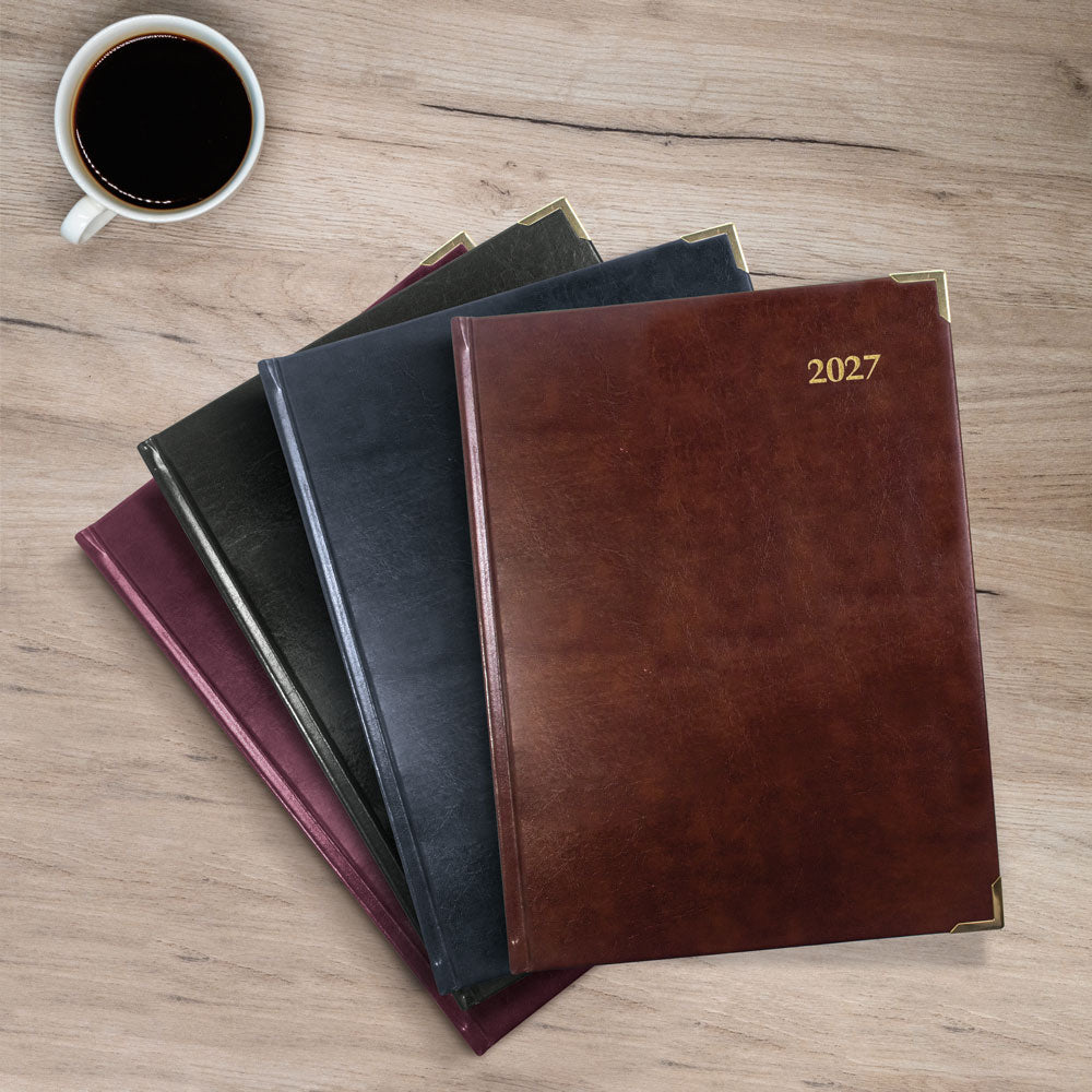 Executive Daily Appointment Book, 2027, Trilingual, Assorted CBE514.ASX-27 Brownline Canada