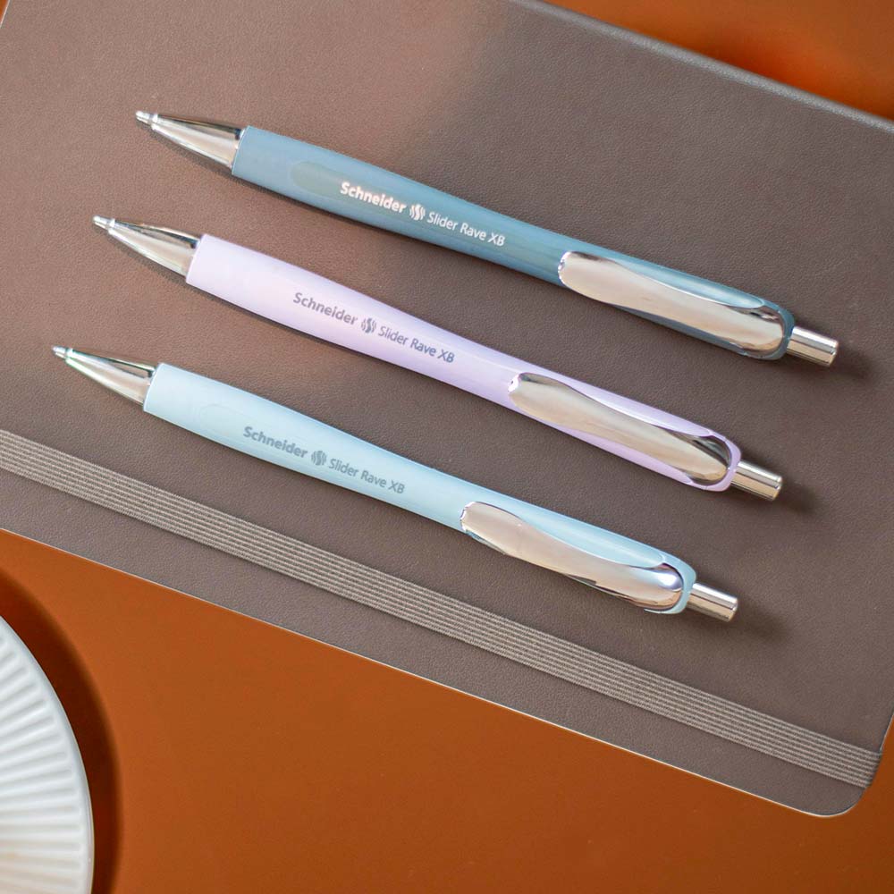 Rave Ballpoint Pen XB, Trend Edition, Box of 5 units#colour_grey
