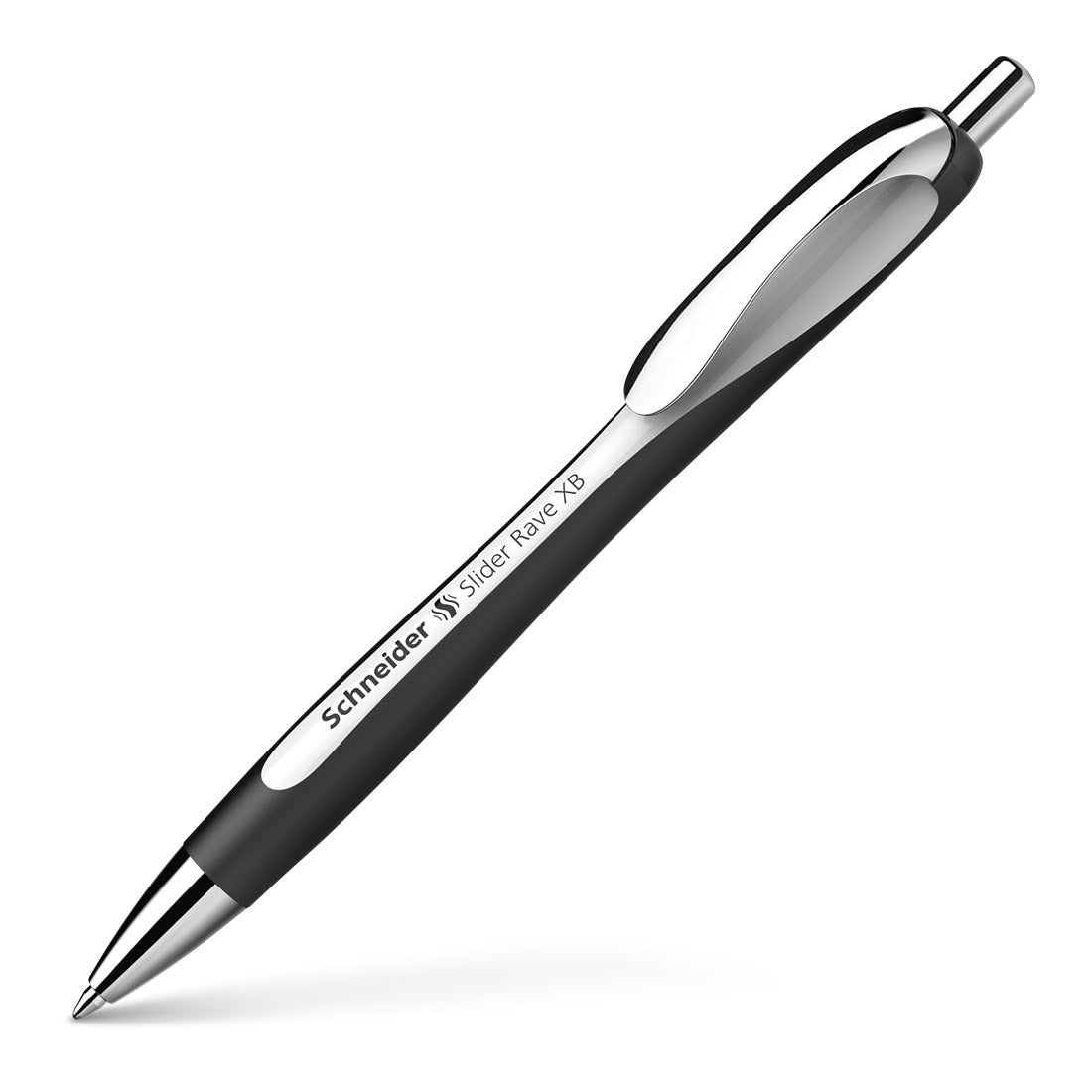 Rave Ballpoint Pen XB, Special Edition, Box of 5 units#colour_white-black