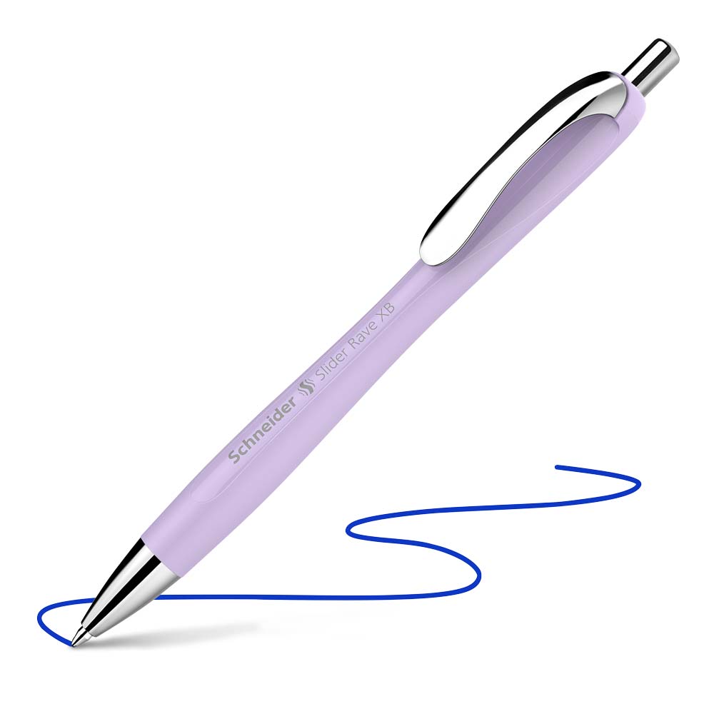 Rave Ballpoint Pen XB, Trend Edition, Box of 5 units#colour_blossom