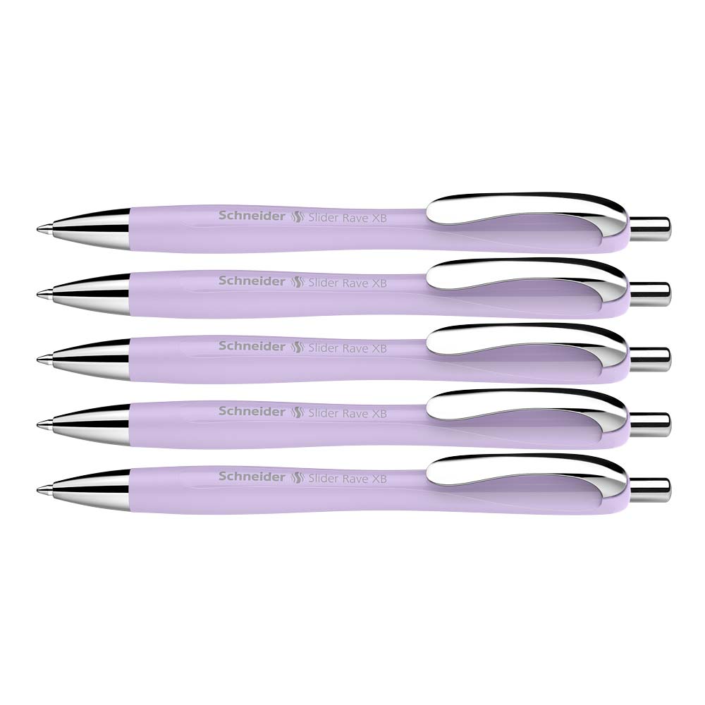 Rave Ballpoint Pen XB, Trend Edition, Box of 5 units#colour_blossom