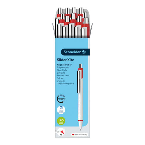 Xite Ballpoint Pen XB, Box of 10#ink-colour_red