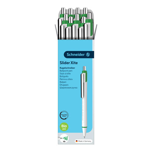 Xite Ballpoint Pen XB, Box of 10#ink-colour_green