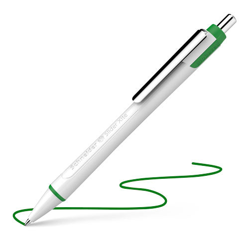 Xite Ballpoint Pen XB, Box of 10#ink-colour_green