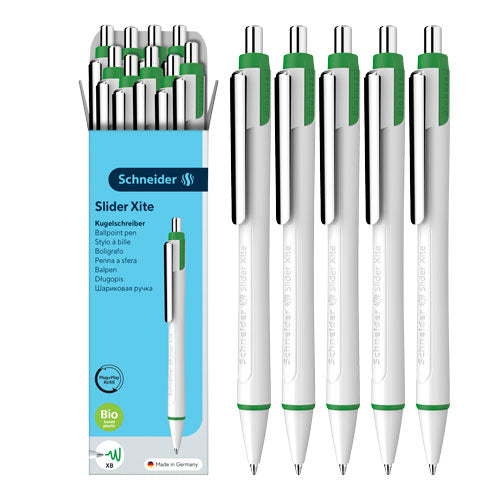 Xite Ballpoint Pen XB, Box of 10#ink-colour_green