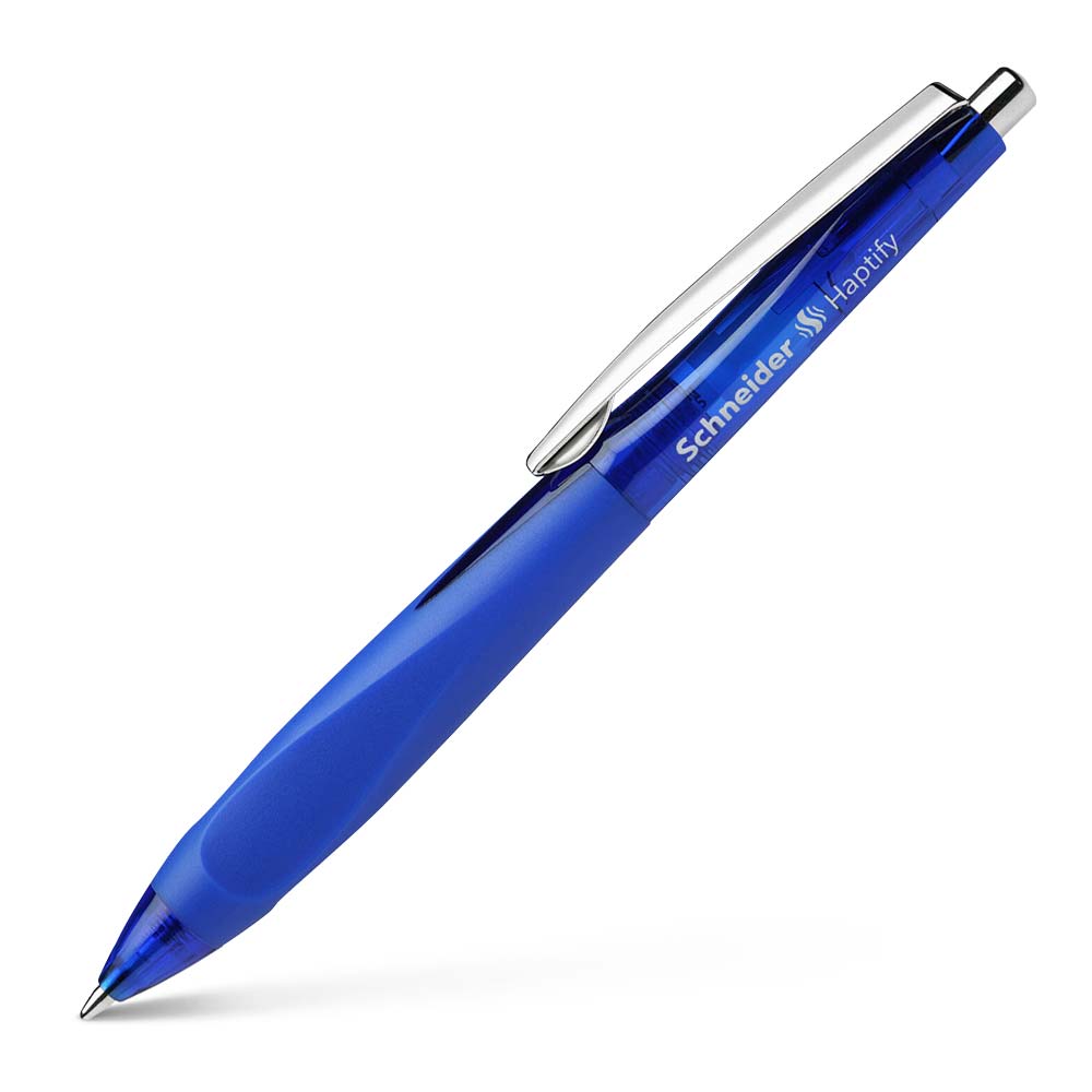 Schneider Haptify Ballpoint Pens M, Box of 10#colour_blue