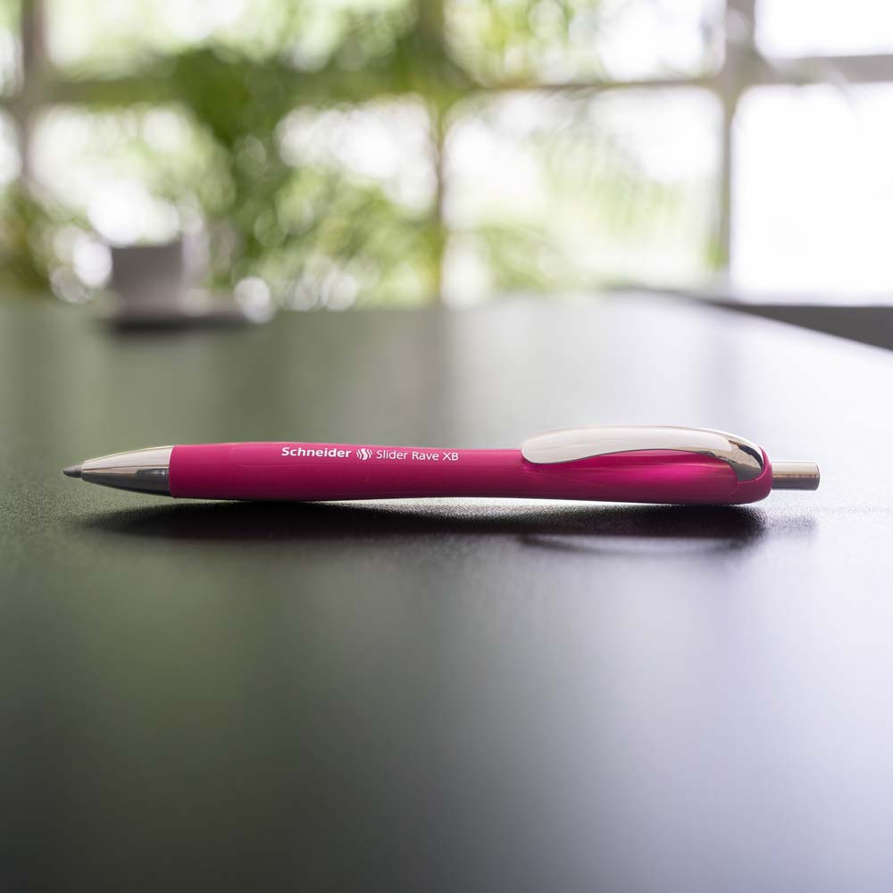 Schneider Rave Ballpoint Pen XB#colour_power-pink