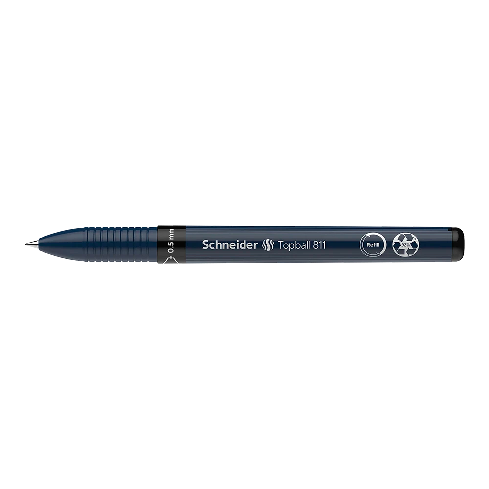 Topball 811 Rollerball 0.5mm, Box of 10#ink-colour_black