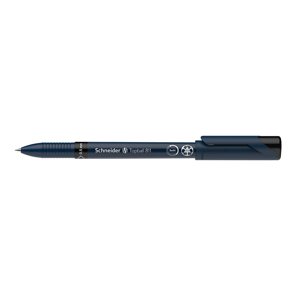 Topball 811 Rollerball 0.5mm, Box of 10#ink-colour_black