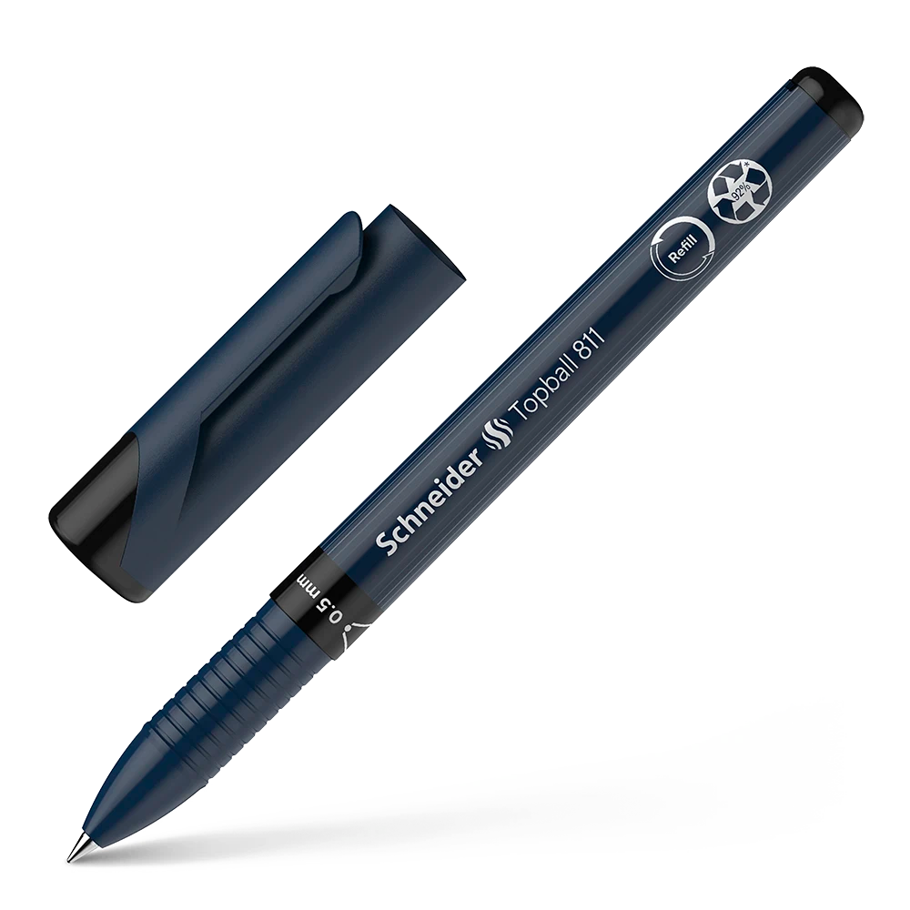 Topball 811 Rollerball 0.5mm, Box of 10#ink-colour_black