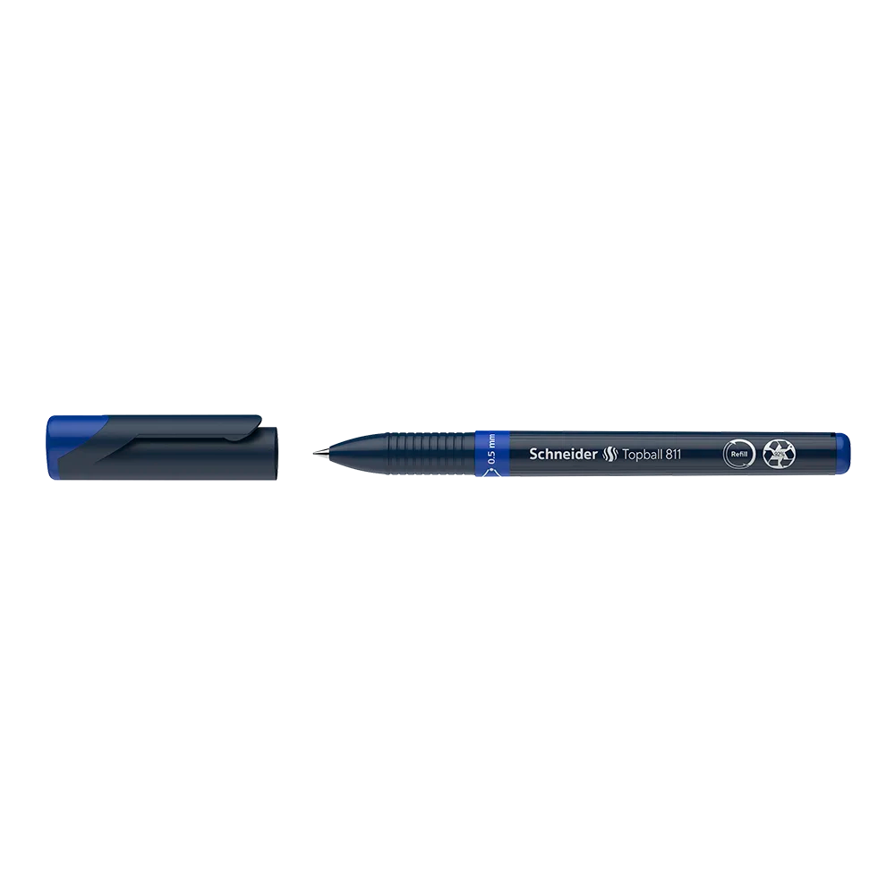 Topball 811 Rollerball 0.5mm, Box of 10#ink-colour_blue