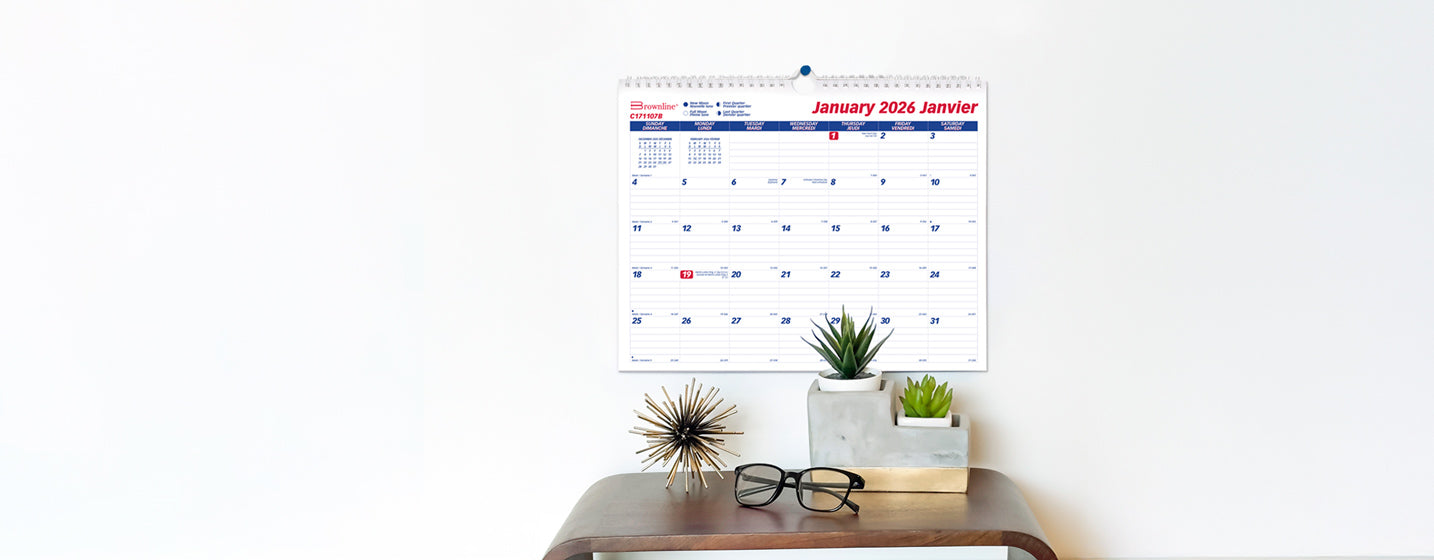 Brownline 15x12 Calendar