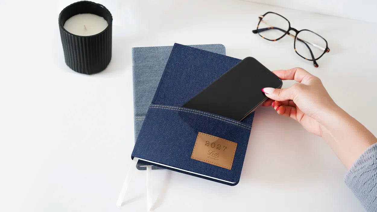 Letts A5 Denim Weekly Planners