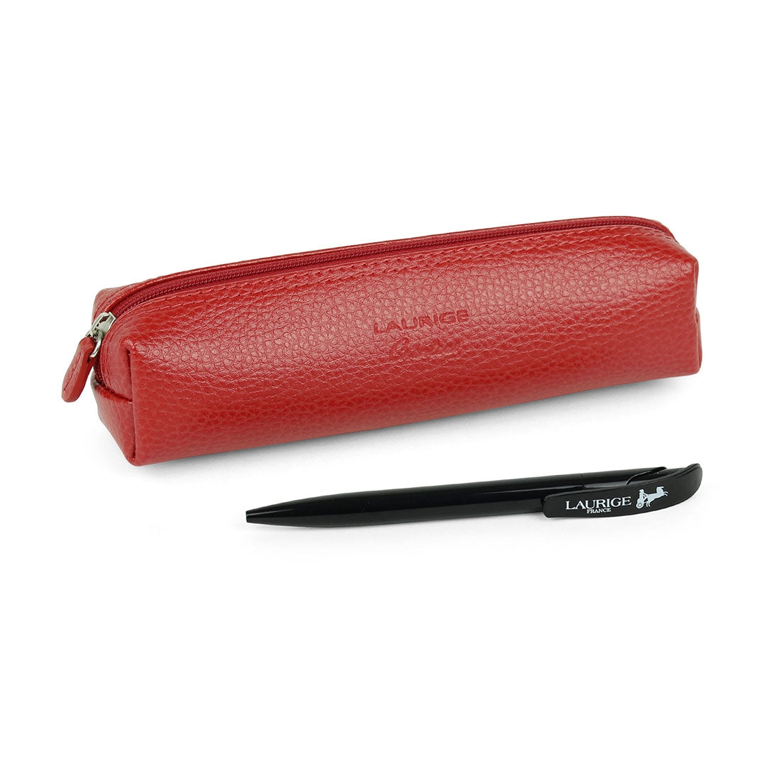 Square Pen Holder - Red#colour_laurige-red