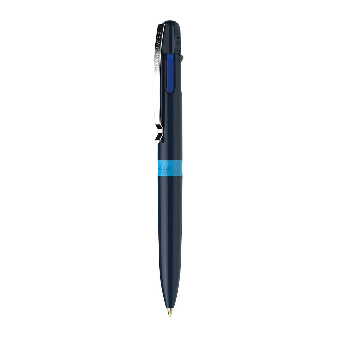 Take 4 Multi 4- Colour Ballpoint Pens M, Box of 10 units - Blue