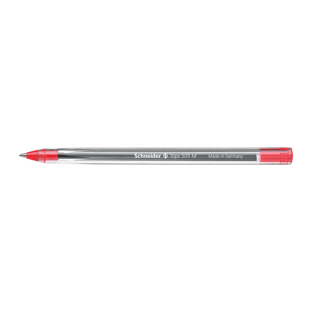 Tops 505 Ballpoint Pens M, Box of 10 units#ink-colour_red