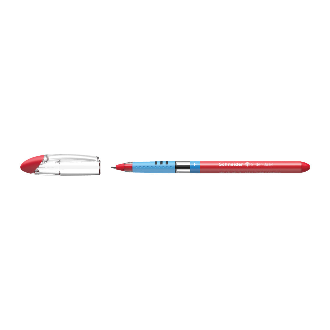 Slider BASIC Ballpoint Pens F, Box of 10#ink-colour_red