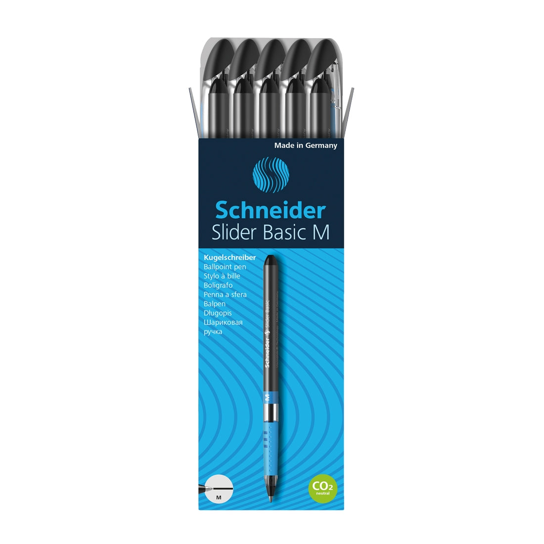 Slider BASIC Ballpoint Pens M, Box of 10#ink-colour_black