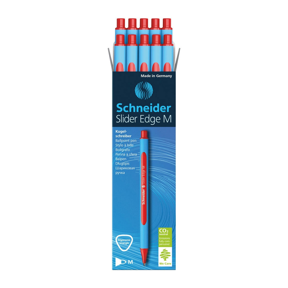 Edge Ballpoint Pen M, Box of 10#ink-colour_red