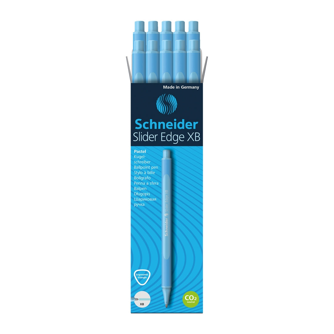Edge Pastel Ballpoint Pen XB, Box of 10#ink-colour_baby-blue