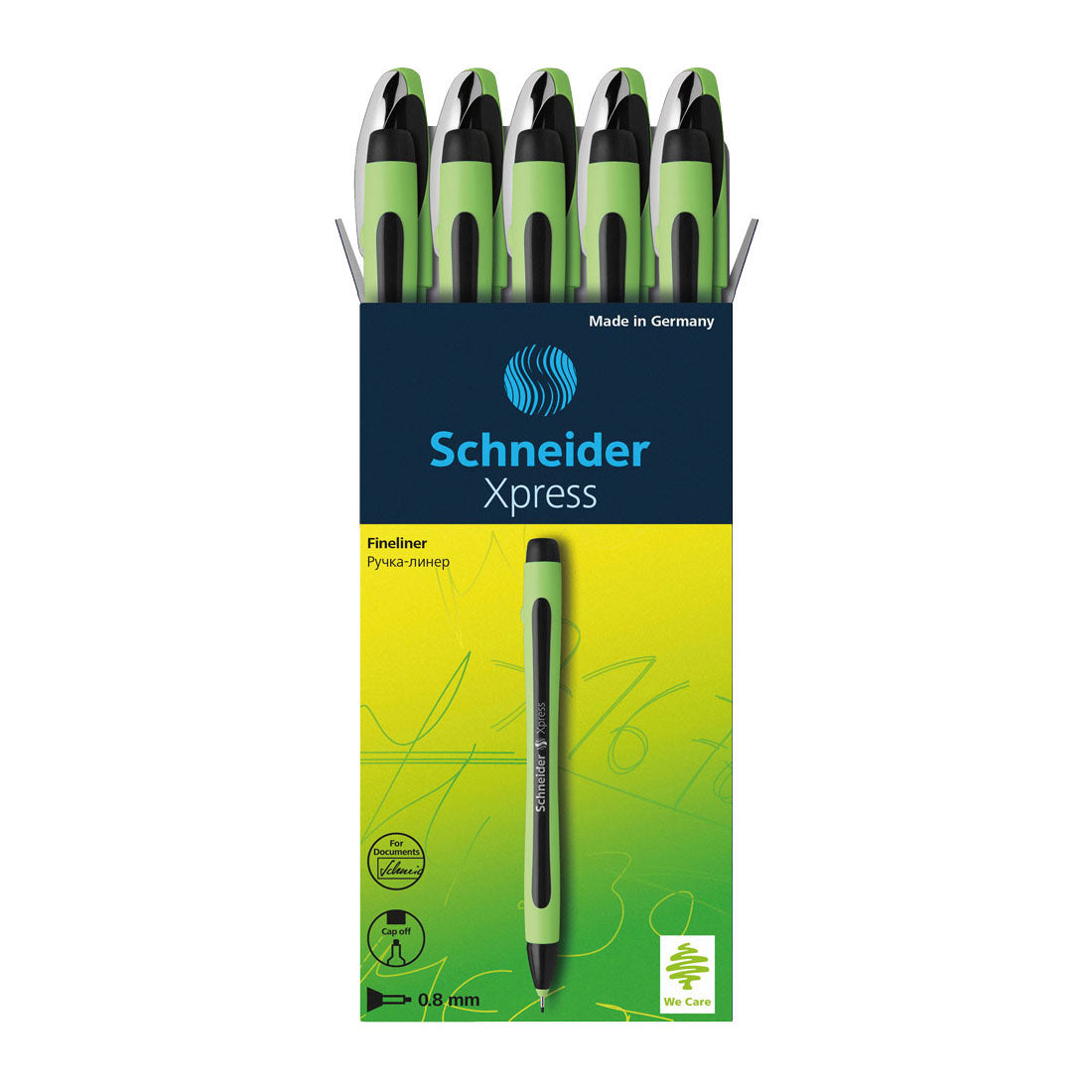 Xpress Fineliners 0.8mm, Box of 10#ink-colour_black