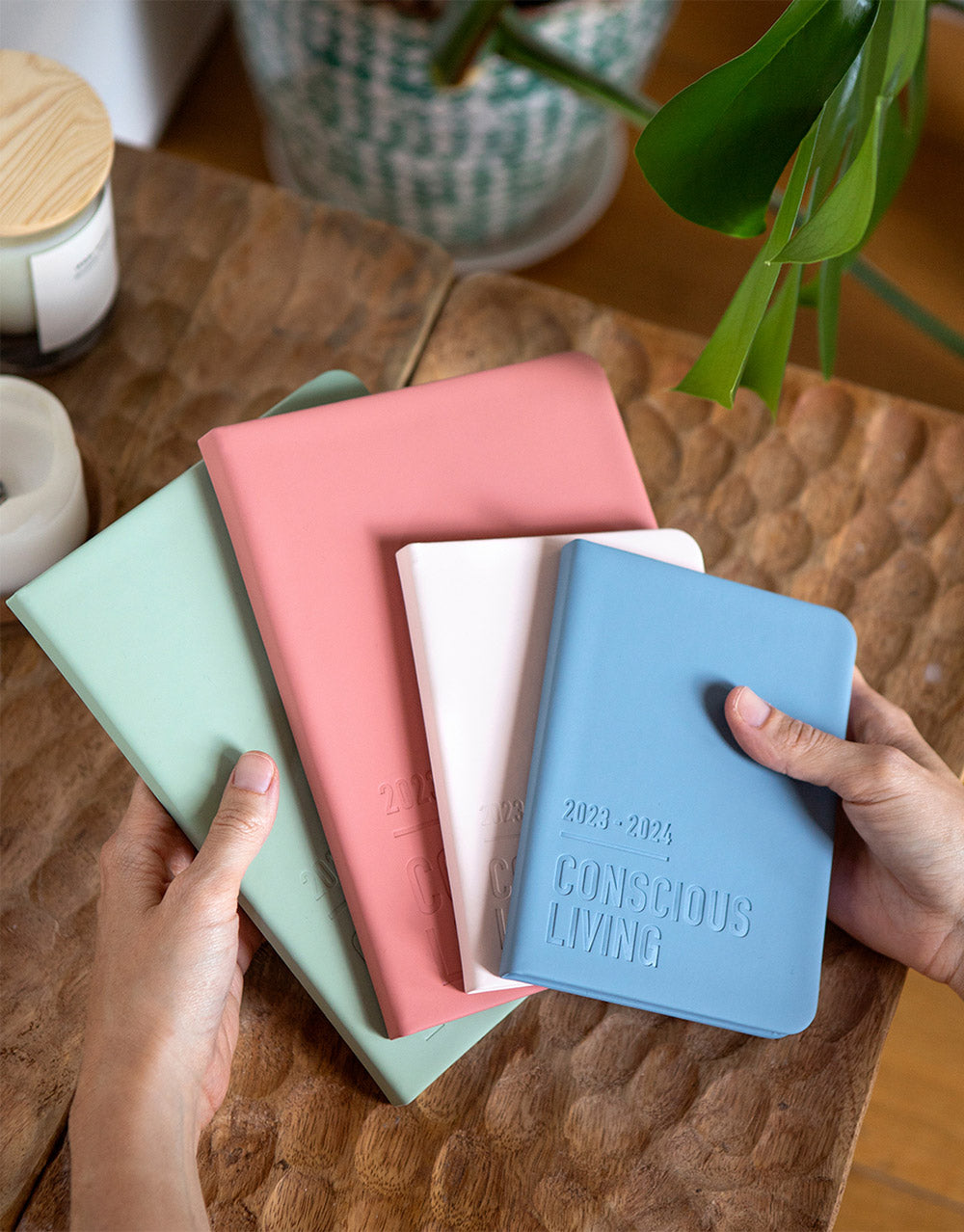 Conscious A5 Week to View Planner 2023-2024 - Multilanguage - Sage - Letts of London#colour_conscious-sage