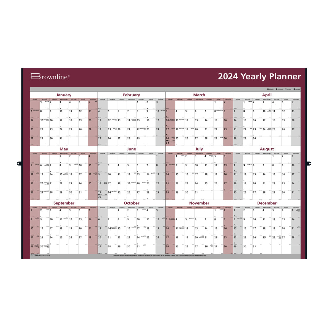 Brownline Calendars Brownline CDA