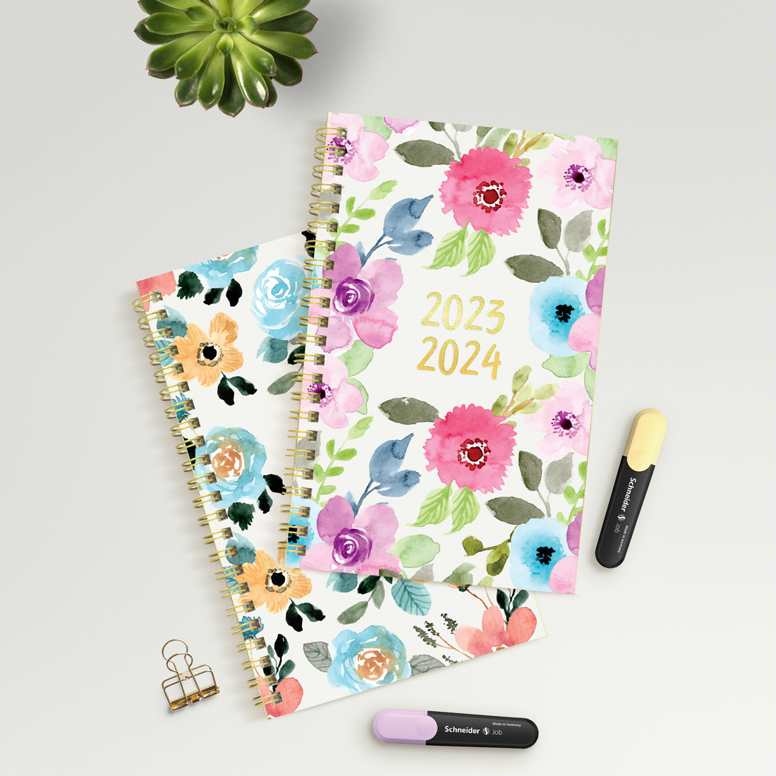 Academic Weekly Planner Blossom 2023-2024 - Bilingual#colour_blossom-yellow