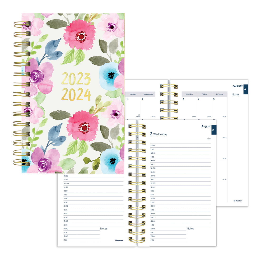 Academic Daily Planner Blossom 2023-2024 - English#colour_blossom-pink