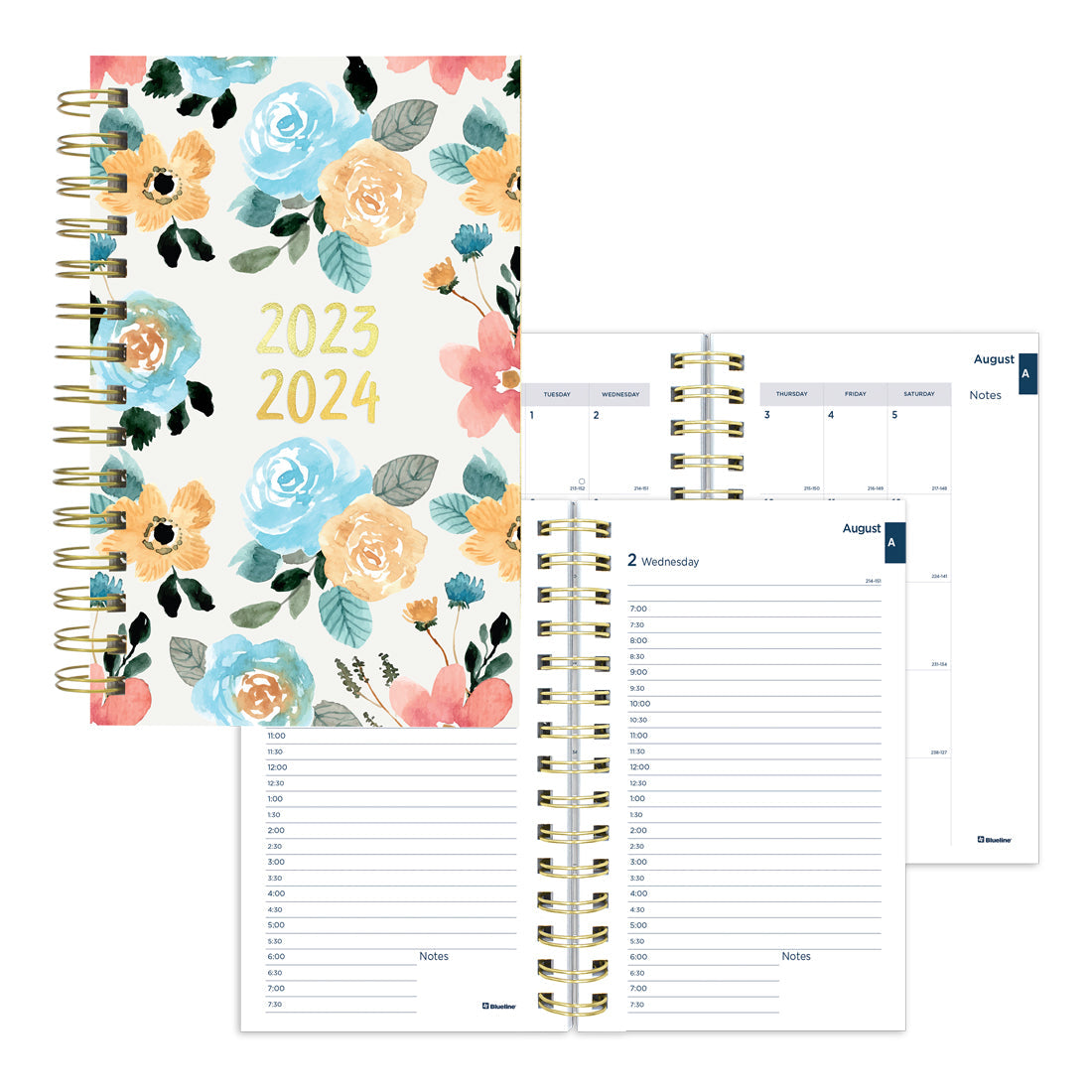 Academic Daily Planner Blossom 2023-2024 - English#colour_blossom-yellow