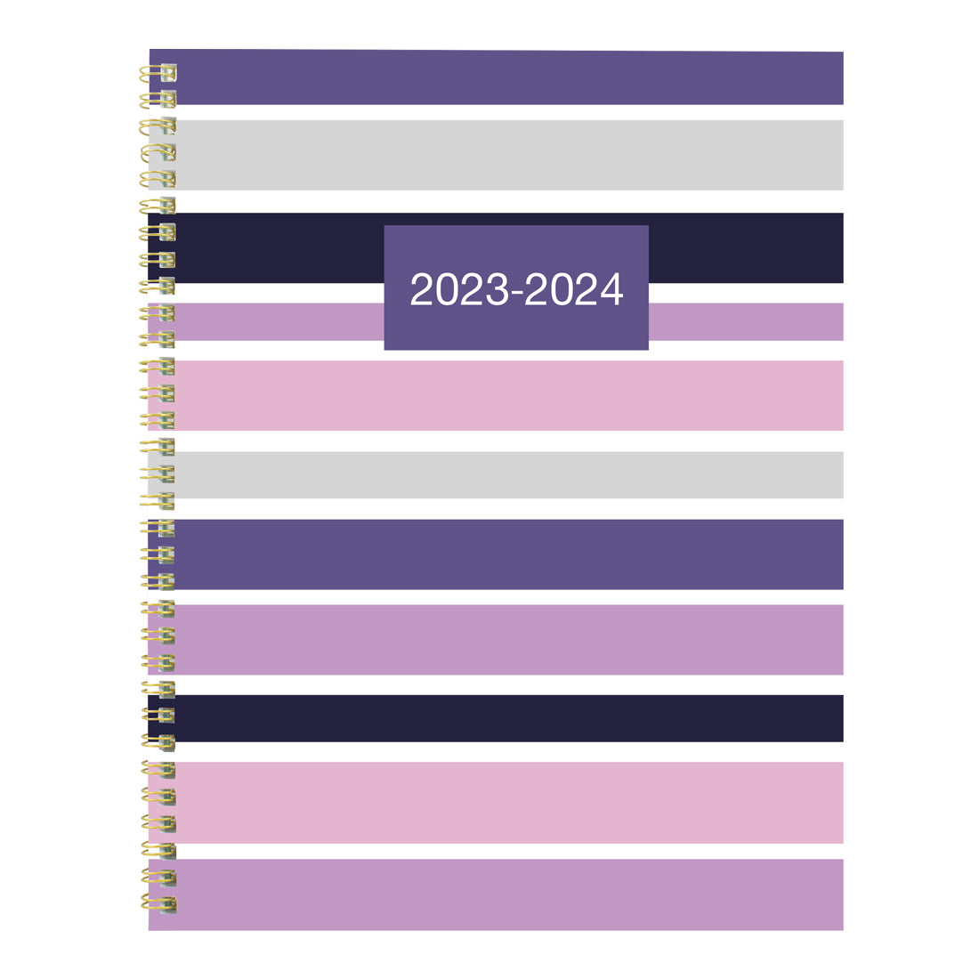 Academic Monthly Planner Geo 2023-2024 - English#colour_stripes