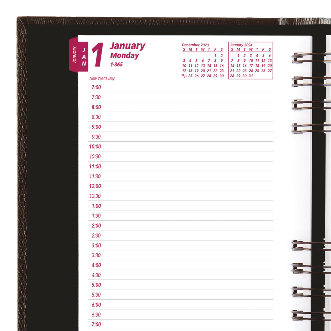 CoilPro Daily Planner 2024#colour_black