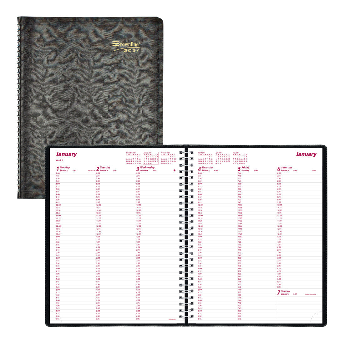 Essential Weekly Appointment Book 2024#colour_black