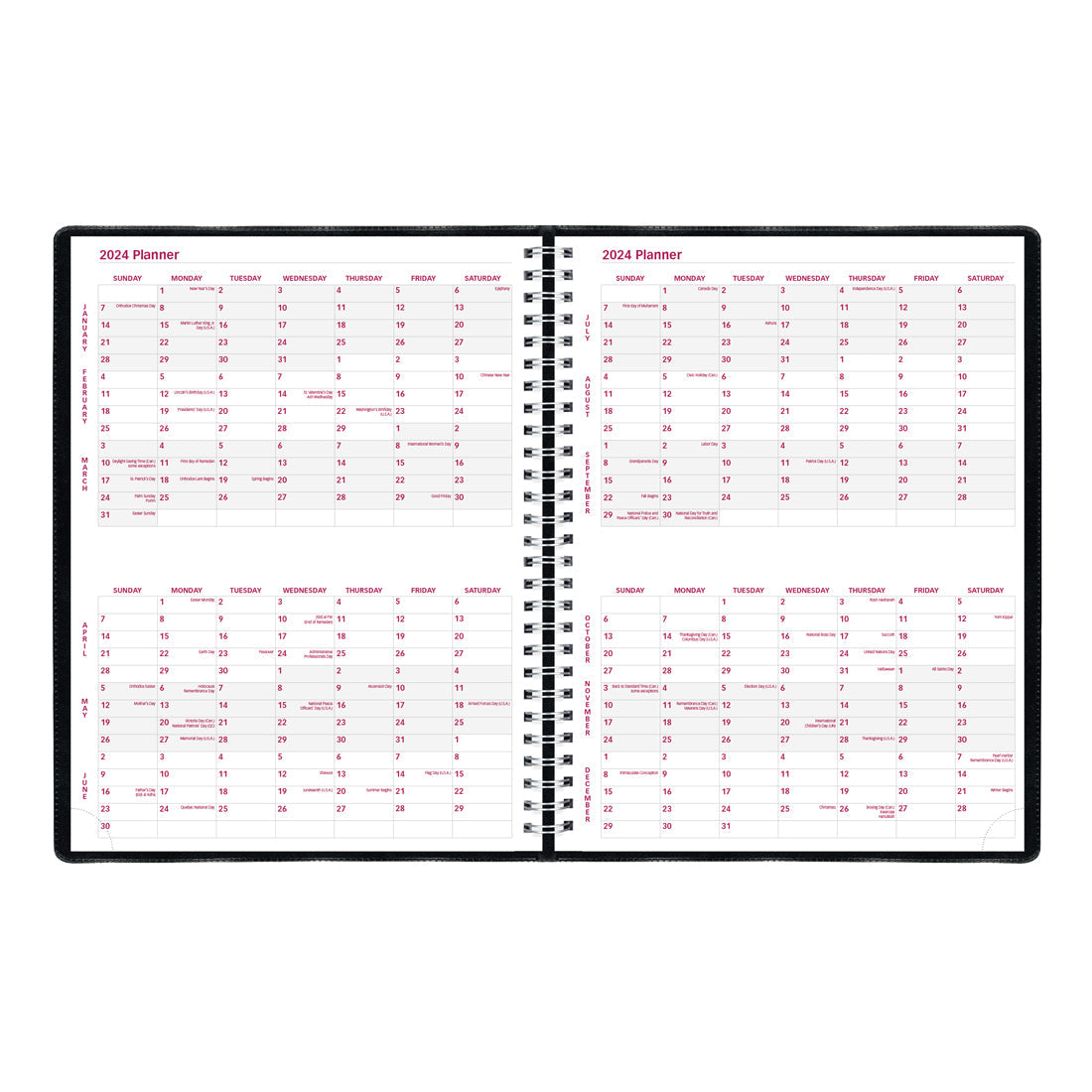 Essential Weekly Appointment Book 2024#colour_black