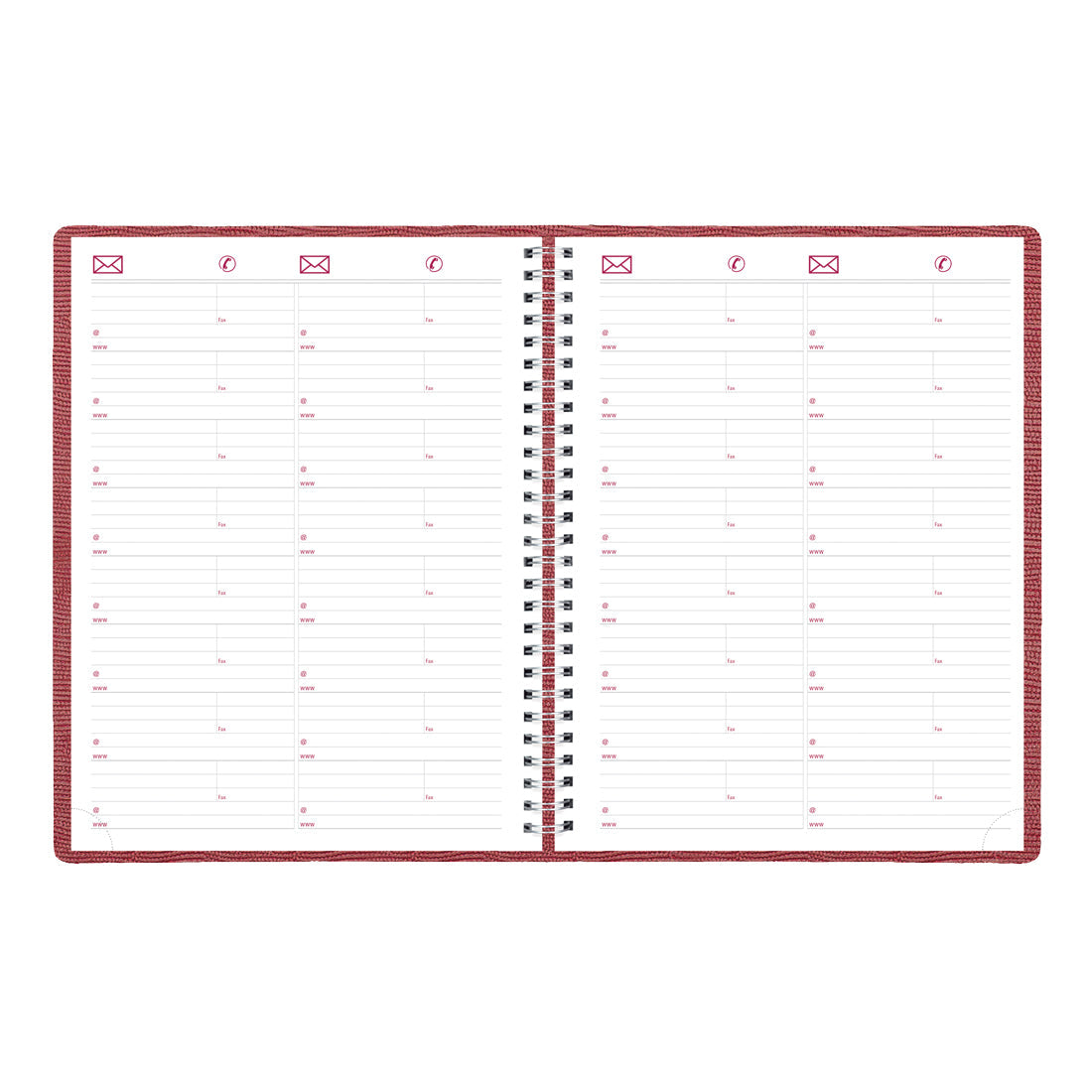 Essential Weekly Appointment Book 2024#colour_red