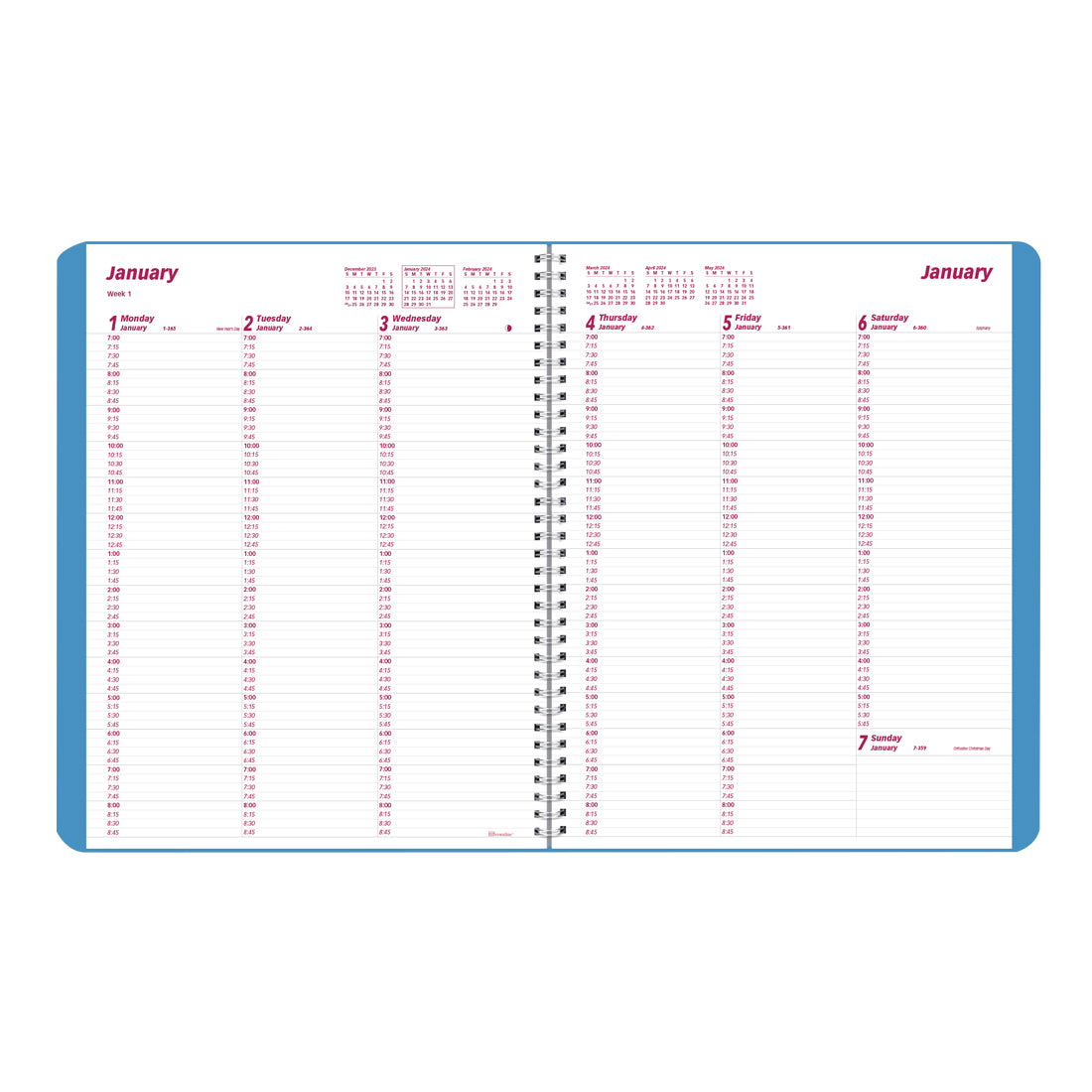 Mountain Weekly Planner 2024#colour_mountain-blue