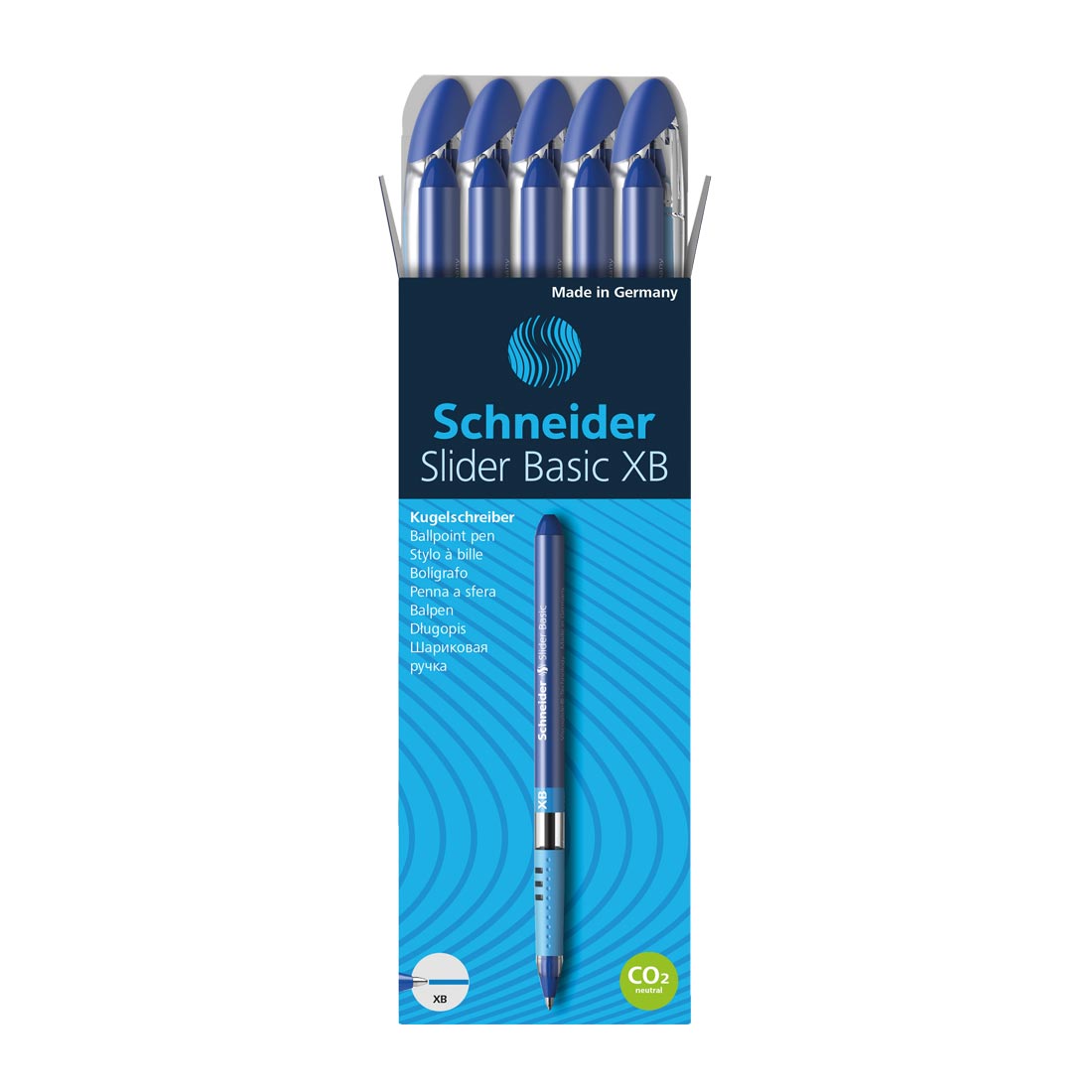 Slider BASIC Ballpoint Pen XB, Box of 10#ink-colour_blue