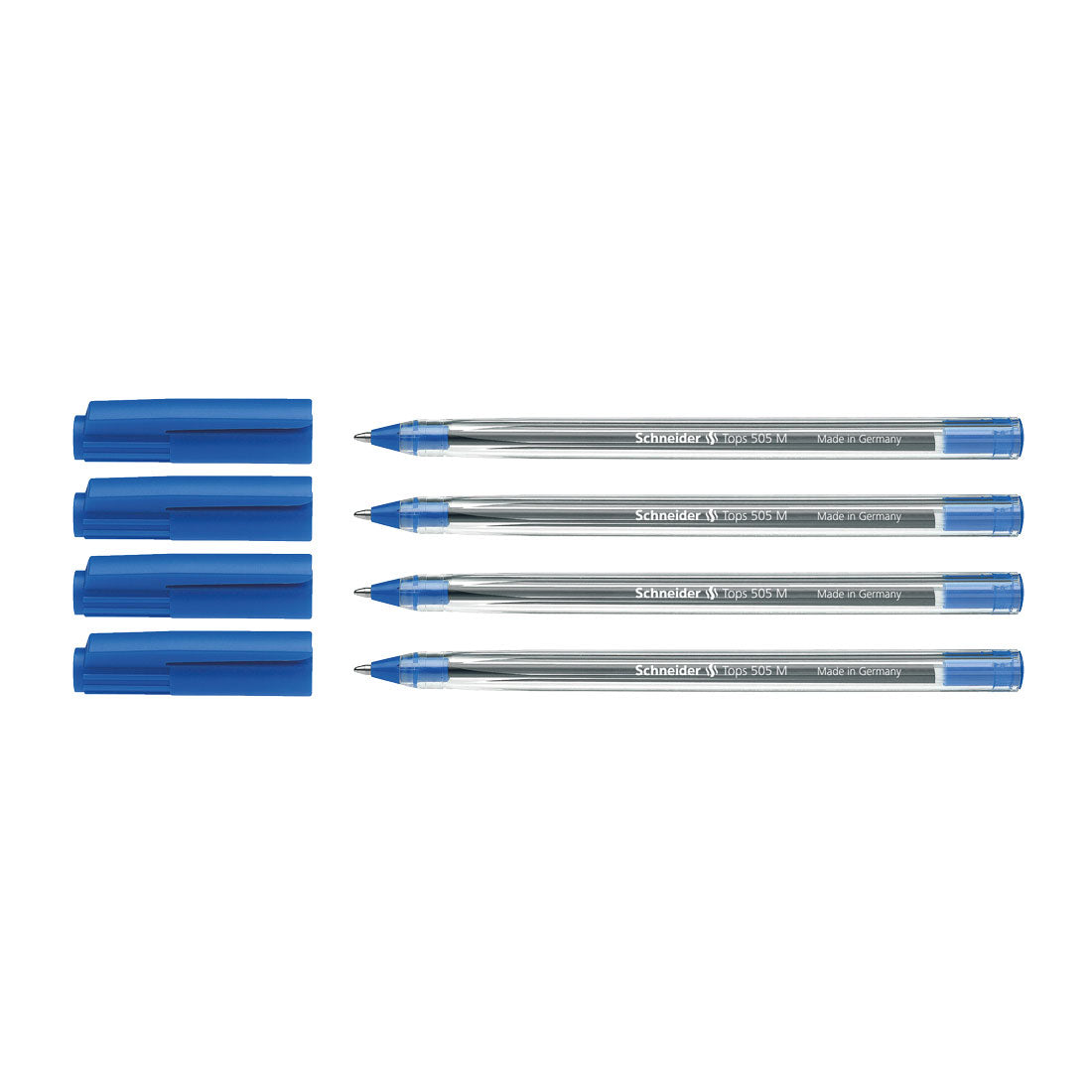 Tops 505 Ballpoint Pens M, 4 pieces - Blue